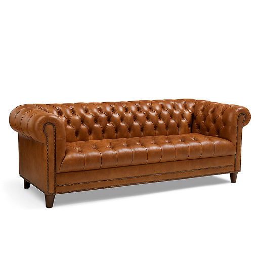 Image of Leather Sofa SLS-3