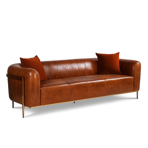 Image of Leather Sofa SLS-5
